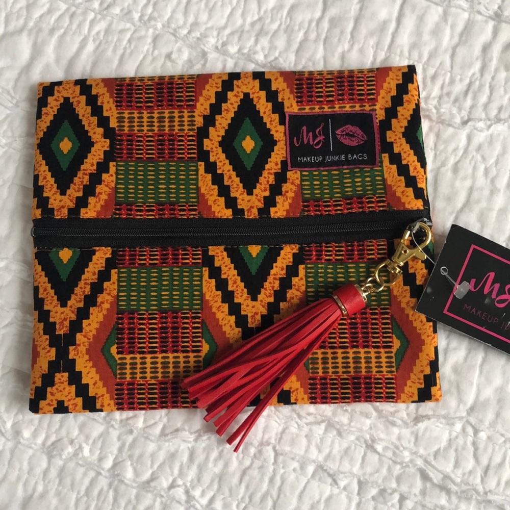 Makeup Junkie Bag Small “Jamaican Me Crazy” Print